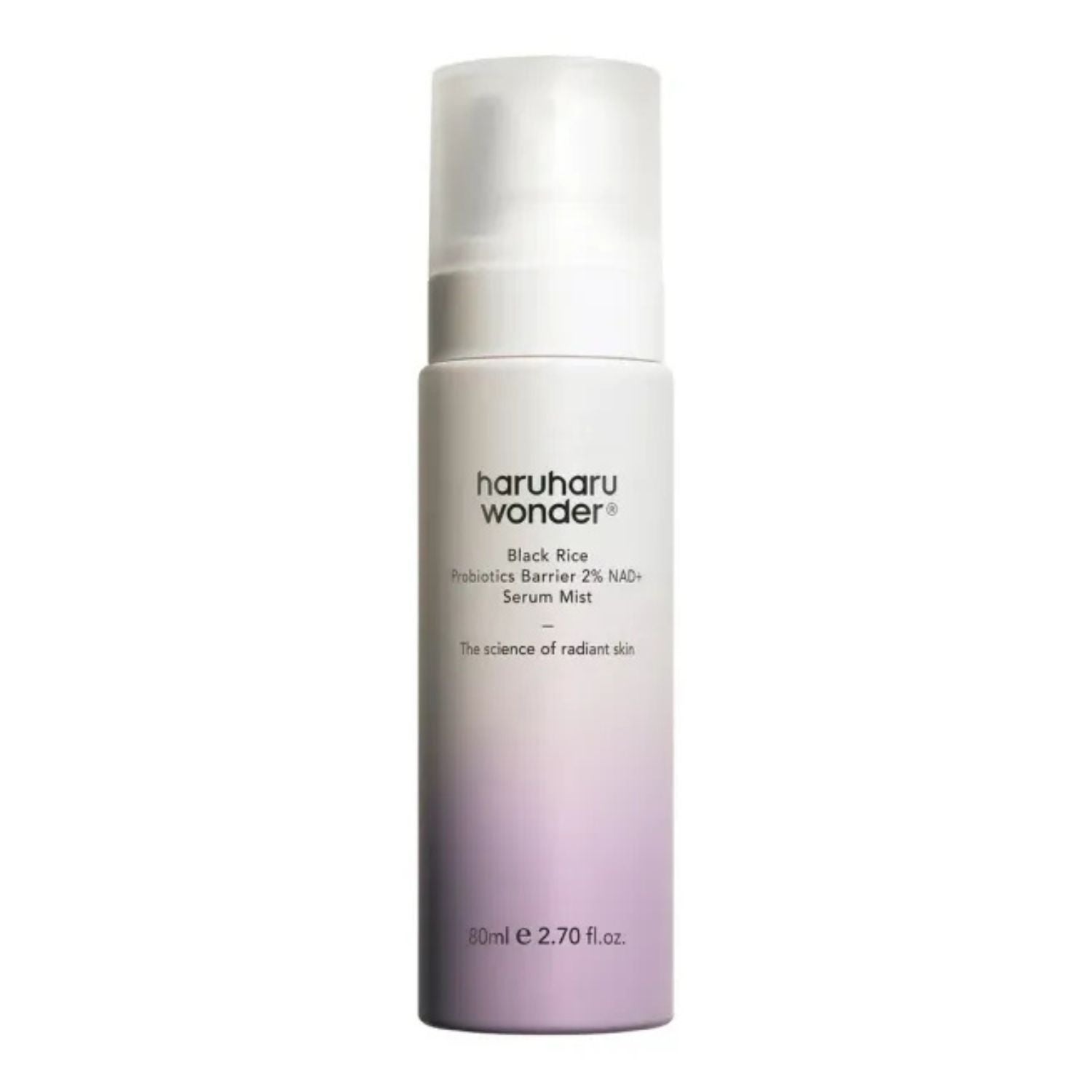haruharu wonder Black Rice Probiotics Barrier 2% NAD+ Serum Mist 80 ml