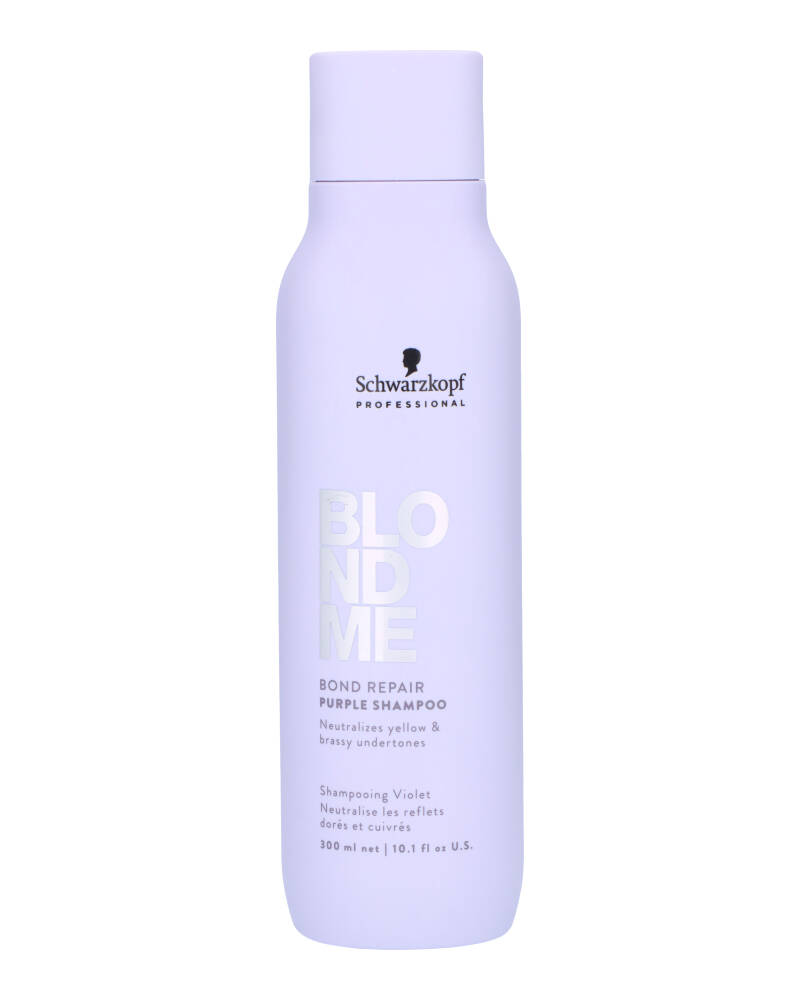 Schwarzkopf Professional BLONDME Bond Repair Purple Shampoo - 300 ml