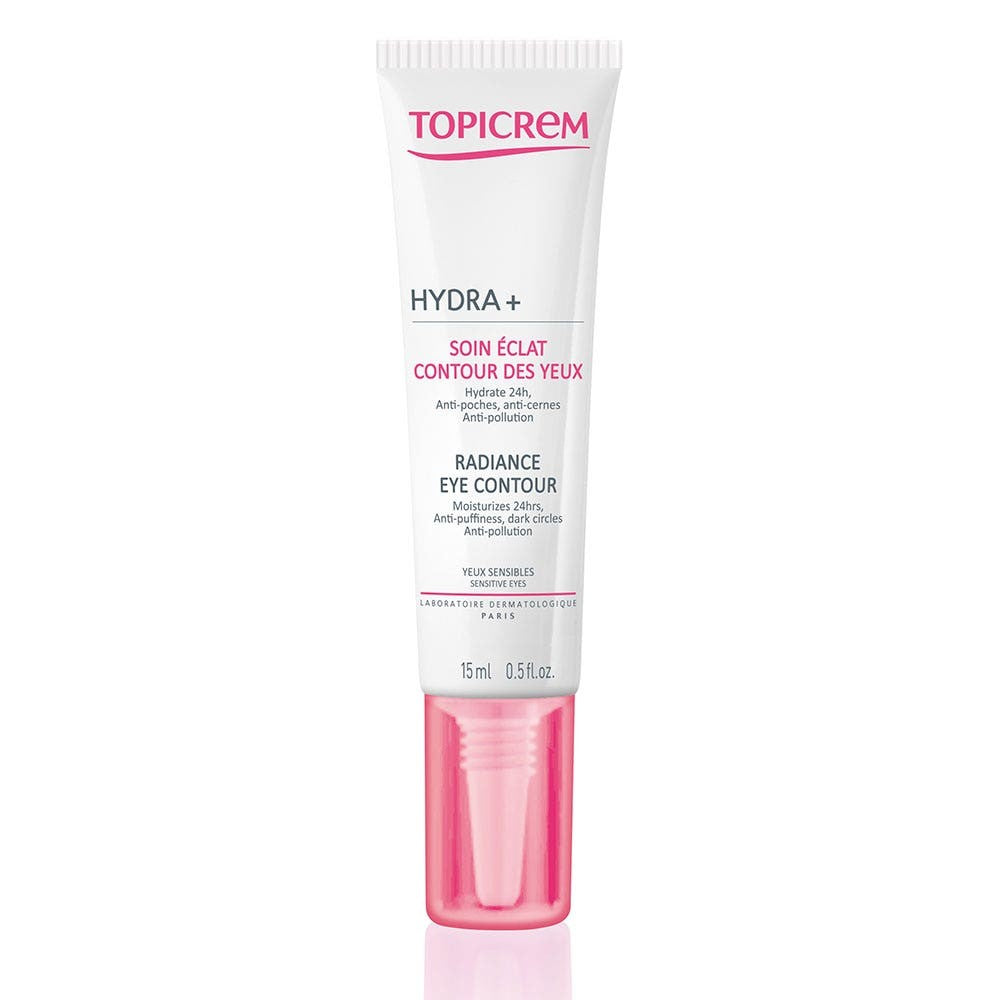 Topicrem Hydra+ - Bright Eye Contour Treatment - Sensitive Eyes 15 ml