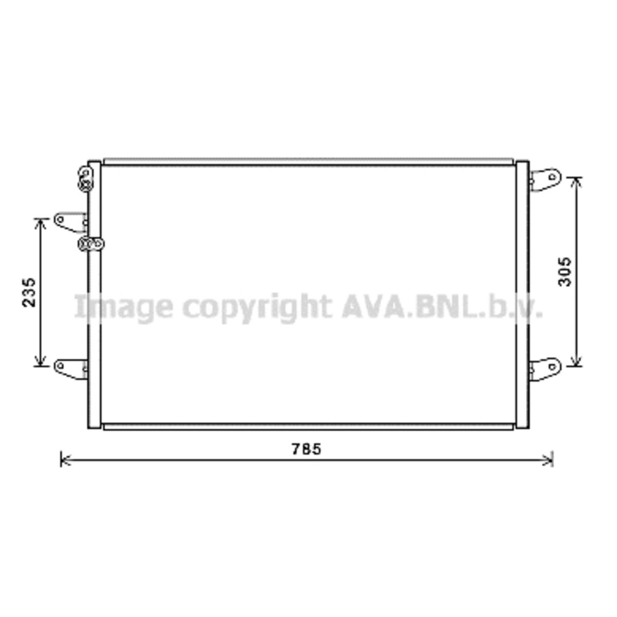 Lauhdutin, ilmastointilaite AVA COOLING SYSTEMS VN5379