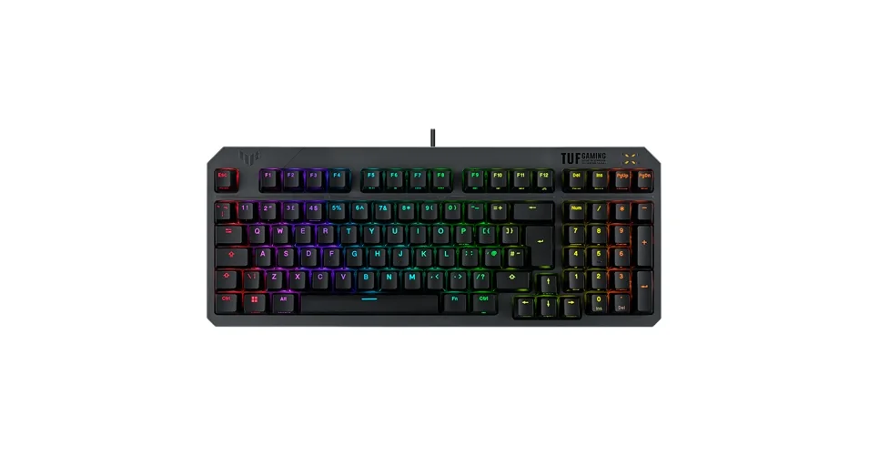 ASUS TUF Gaming K3 Gen II - Pelinäppäimistö - Pohjoismainen - Musta
