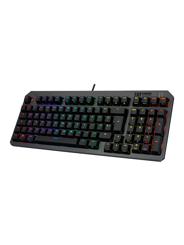 ASUS TUF Gaming K3 Gen II - Pelinäppäimistö - Pohjoismainen - Musta