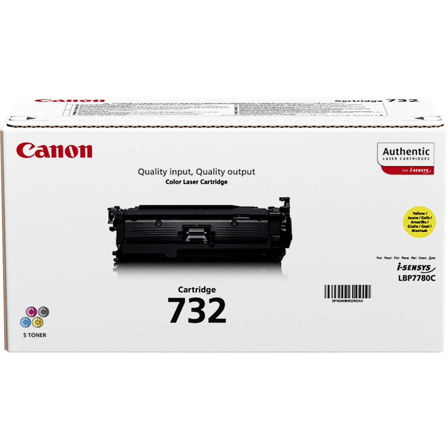 Canon Canon 732Y Värikasetti keltainen 6260B002 Vastaa: N/A
