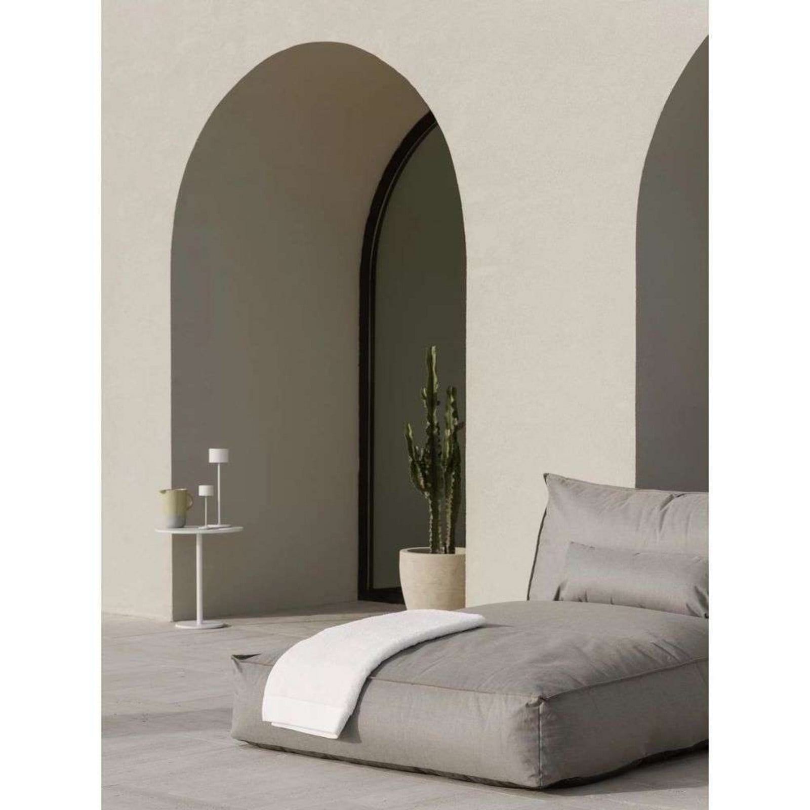 Farol Portable Pöytävalaisin Mini Gun Metal - Blomus - Terassi - Alumiini