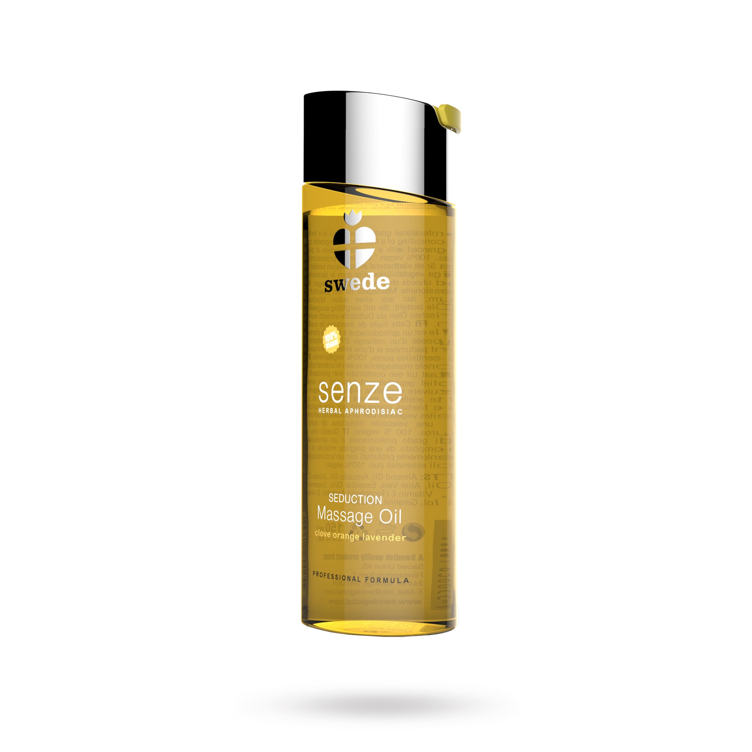 Senze Seduction Massage Oil Clove Orange Lavender 150ml Hierontaöljy