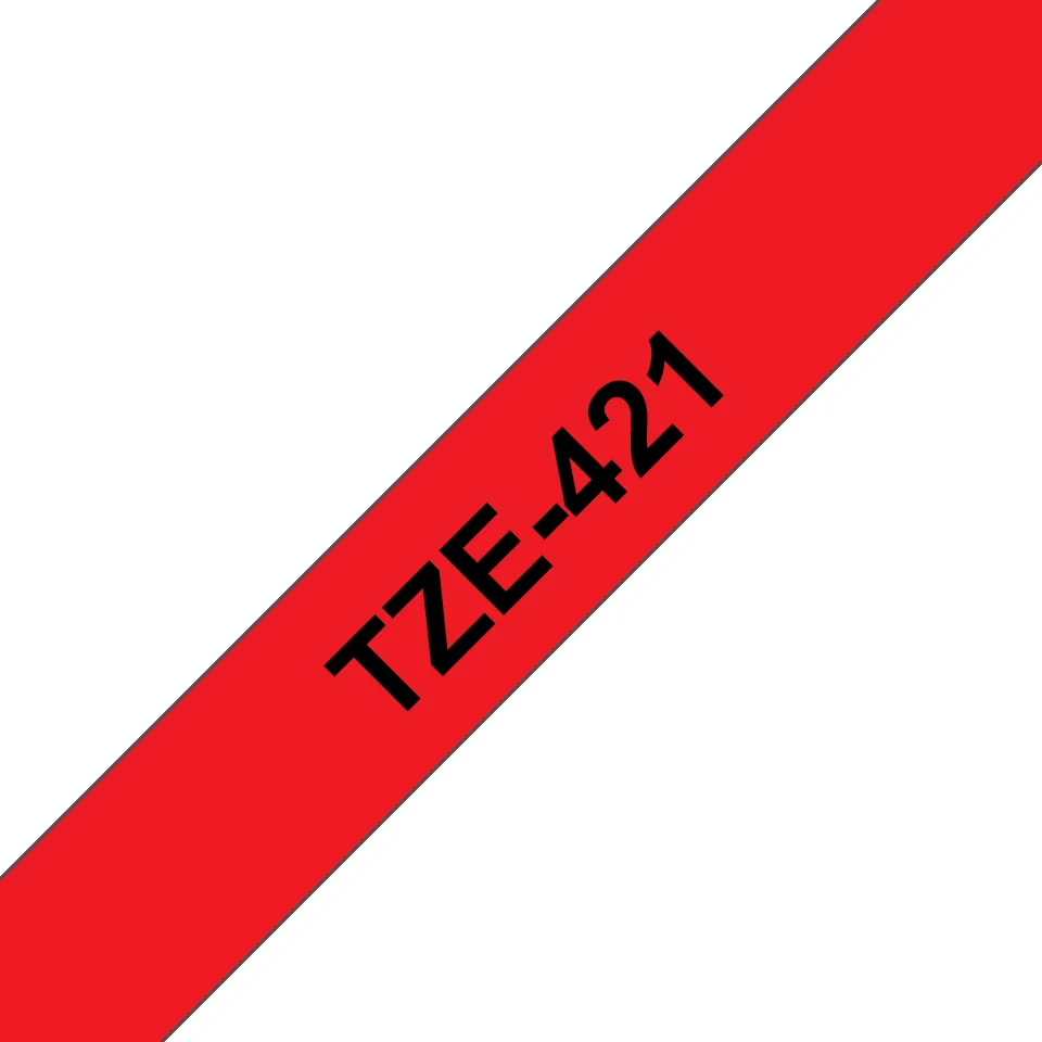 Brother Tape 9mm Tze-421 Musta/punainen