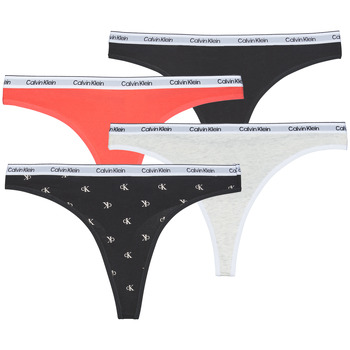 Calvin Klein Underwear Stringit  kirkaanpunainen / musta / meleerattu valkoinen