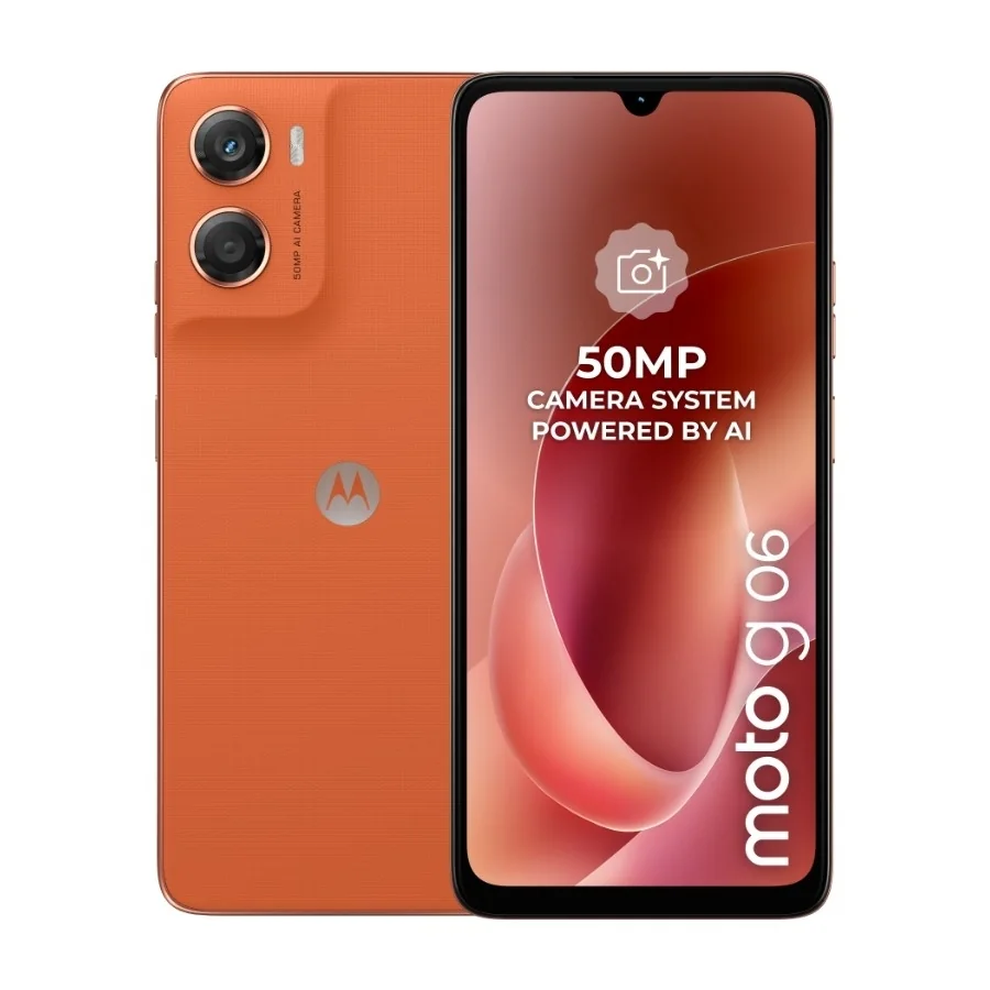 Motorola G06 LTE älypuhelin 64 GB (Arabesque)