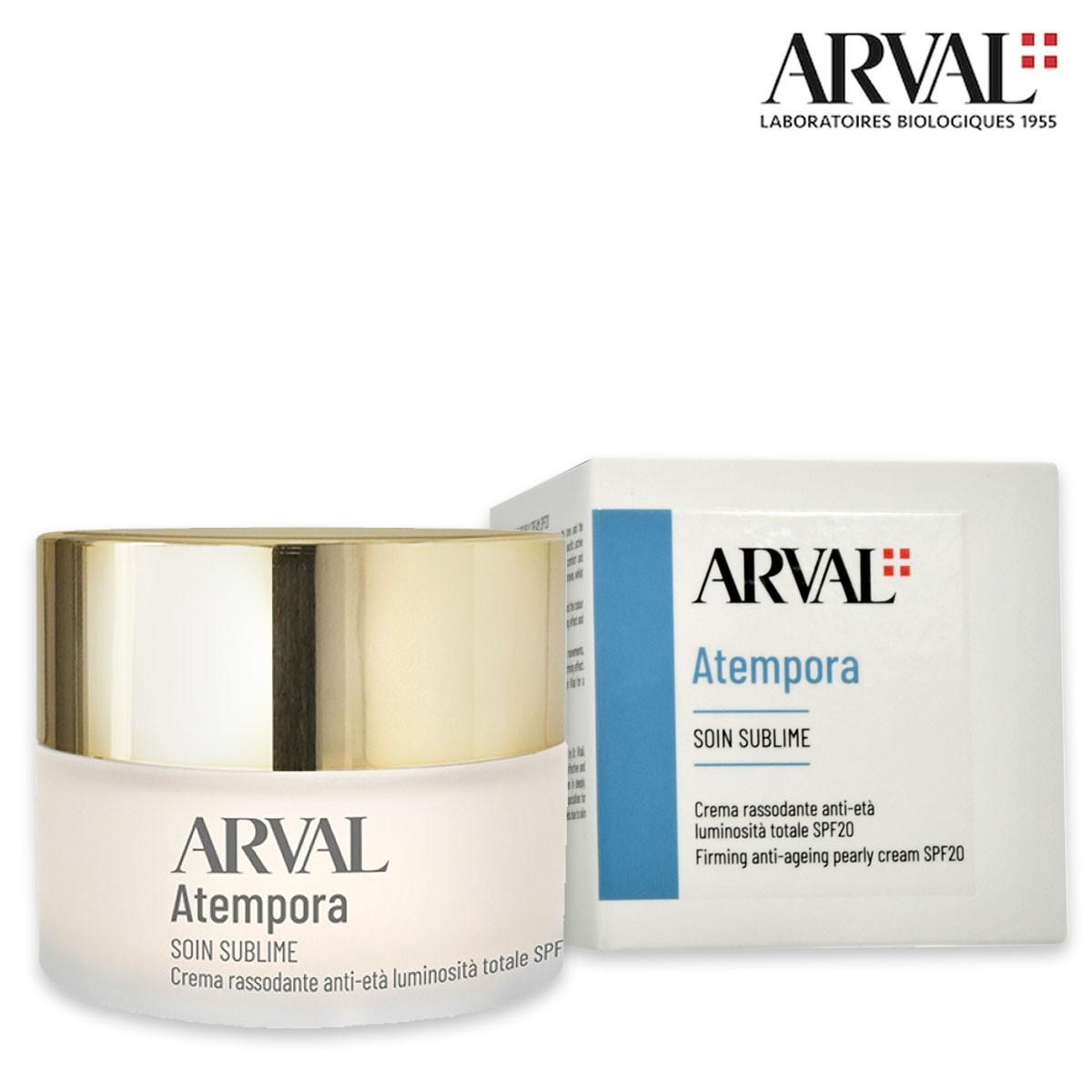 Arval Atempora Soin Sublime - Kiinteyttävä Anti-Age-voide Täydelliseen Hehkuun Spf 20 Vs 50 Ml