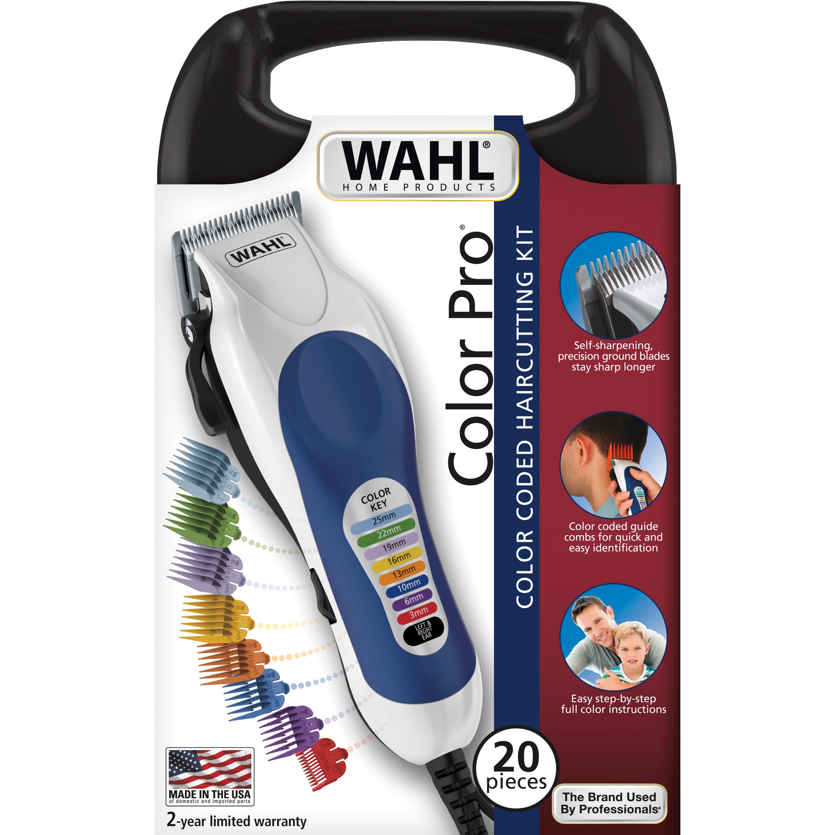 Wahl Hiustenleikkuukone Väri Pro Plus 20104-0460