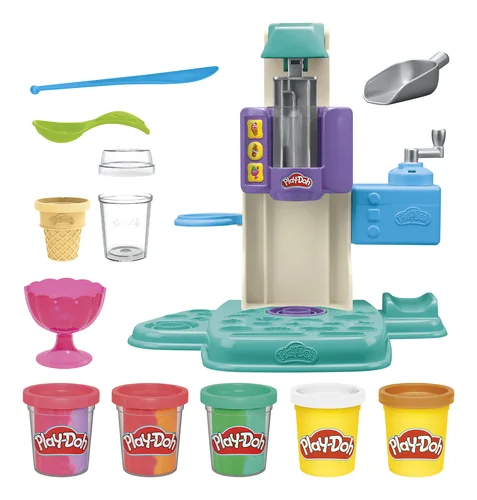 Play-Doh Rainbow Swirl Ice Cream Playset