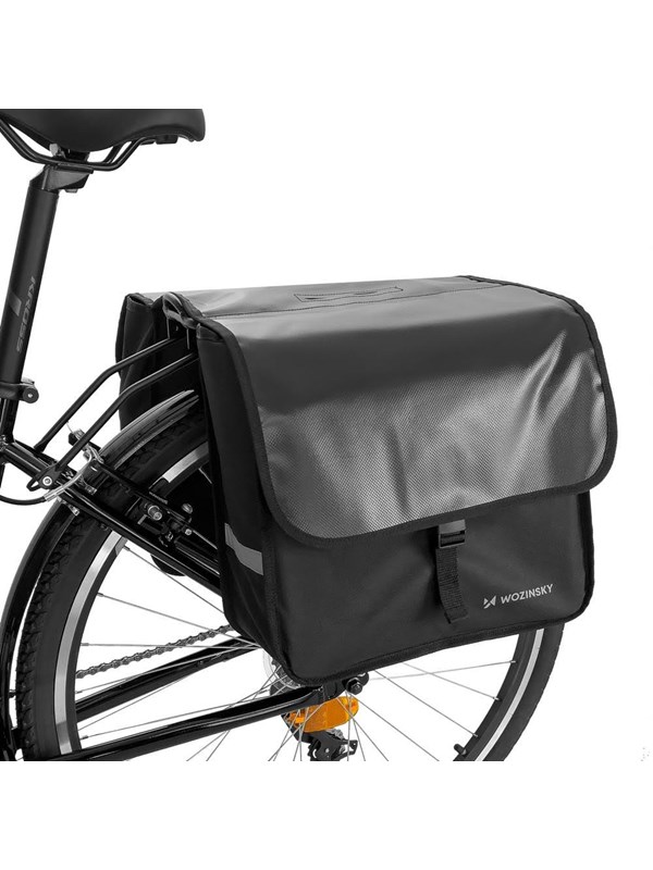 Wozinsky Double Bike Pannier for Trunk 28L Black (WBB34BK)
