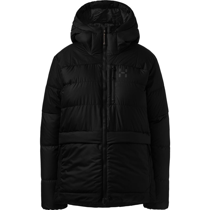 Haglöfs Riksgränsen Down 850 II Hood Women True Black - XS