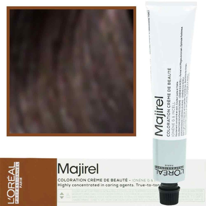 Loreal Majirel -hiusväri 50 ml 4.8 Kastanja Mocha