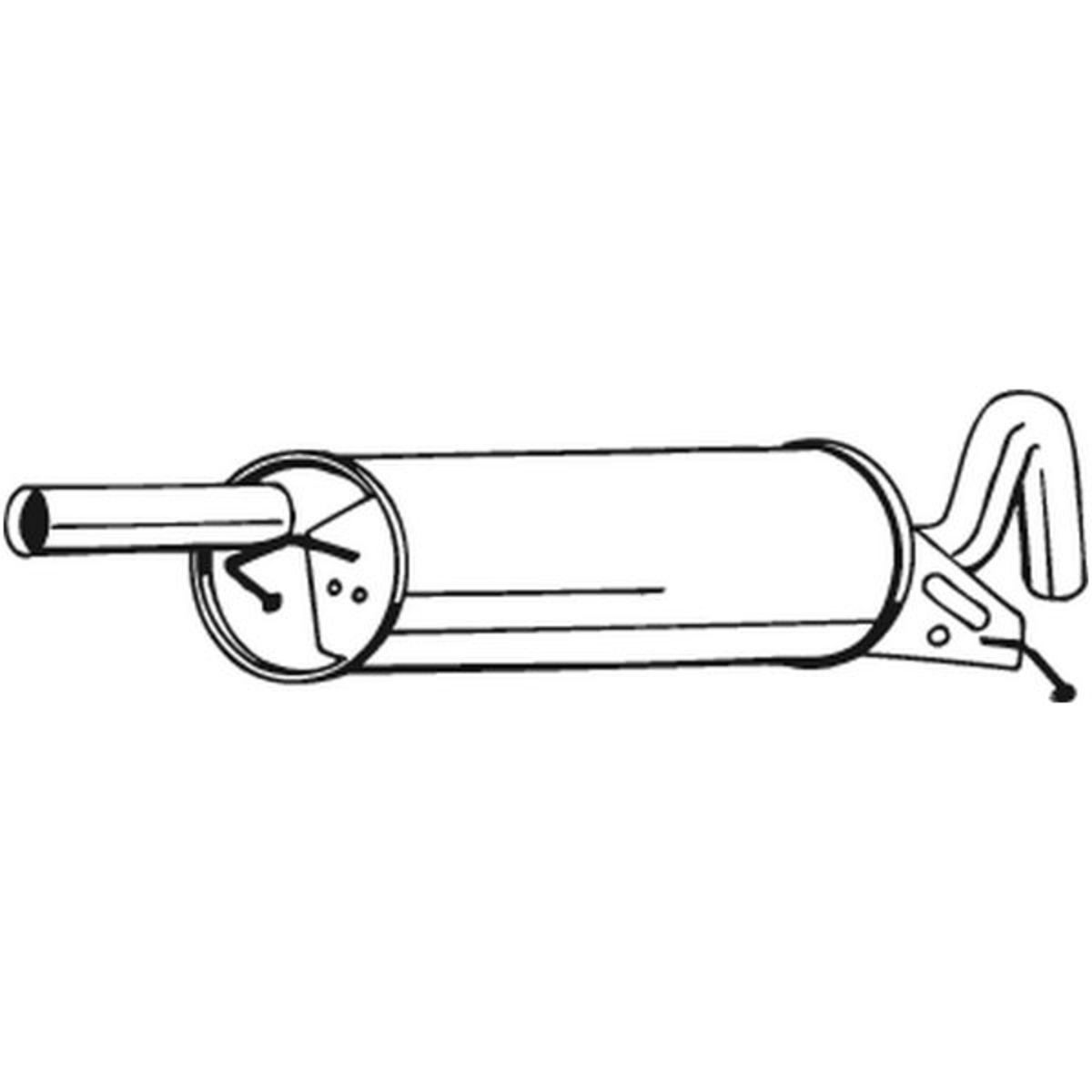 Takaäänenvaimentaja BOSAL 233-117