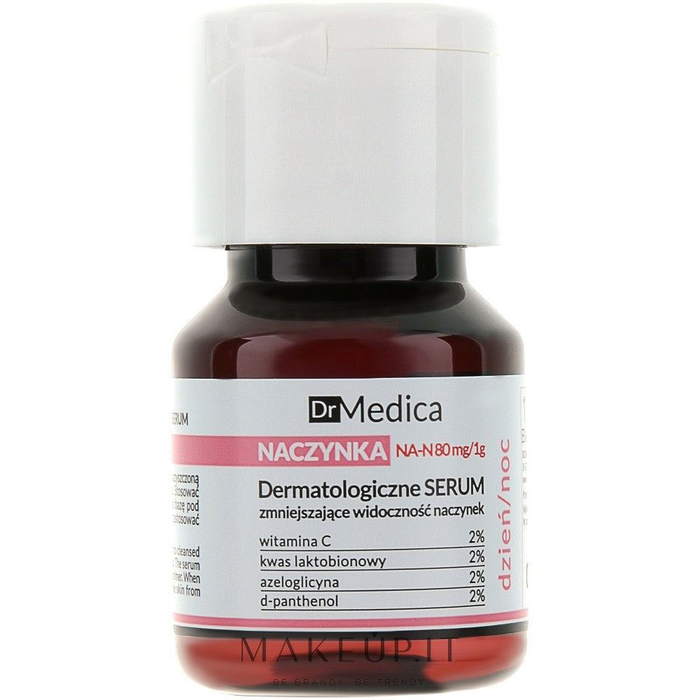 Bielenda Dr Medica Capillaries kasvoseerumi kapillaarien vahvistamiseen ja punoituksen vähentämiseen 30 ml