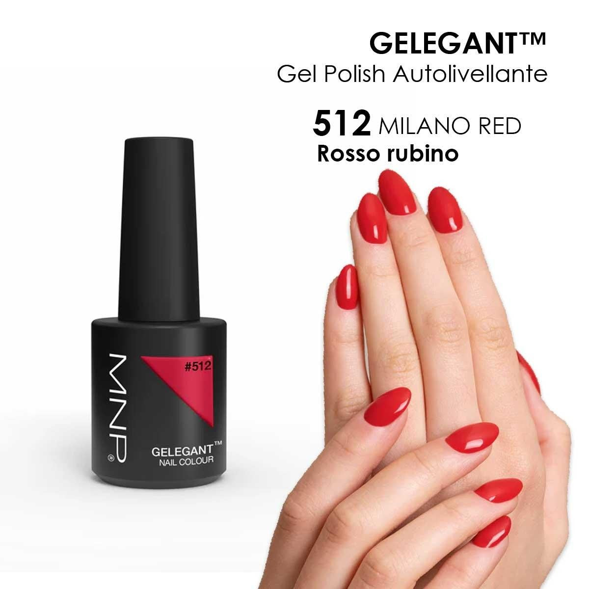 Mnp Mesauda Gelegant Gel Polish 8 ml 512 Milano Red