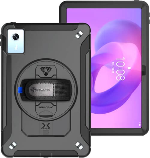 Armor-x Rainproof Military Grade Rugged Lenovo Tab K11 Gen2 Musta