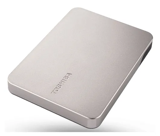 Toshiba Canvio Flex - Ulkoiset kovalevyt - 1TB - hopea