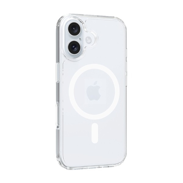 Screenor Bumper MagSafe, iPhone 16 -suojakuori, Läpinäkyvä