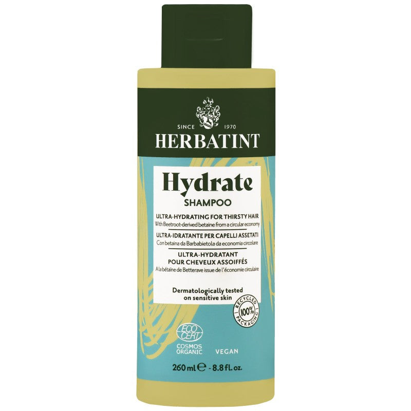 Herbatint Ultra-Hydrating Moisturizing Shampoo kuiville hiuksille 260ml