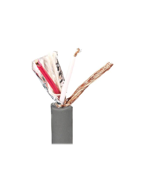 DMX Kaapeli | 110 Ohm | 20 x 0.12 mm | 100.0 m | Pyöreä | PVC | Tummanharmaa | Kela