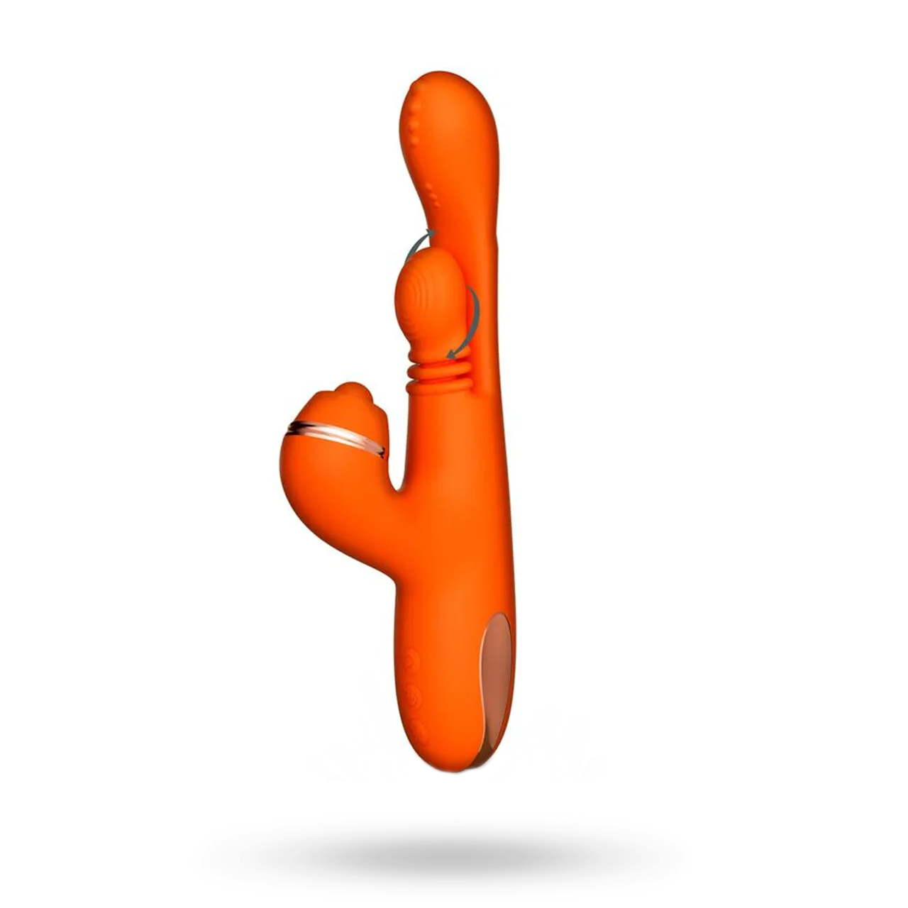 Ethan Vibrator 360o G-spot Massage With Multifunction Rabbit-vibraattori pyörivällä kielellä