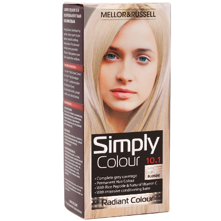 Mellor & Russell Simply Colour hiusväri - 10.1 Extra vaalea vaalea blondi