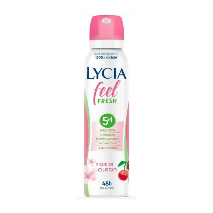 Lycia Feel Fresh Deodoranttisuihke 5in1 Kirsikankukka 150 ml