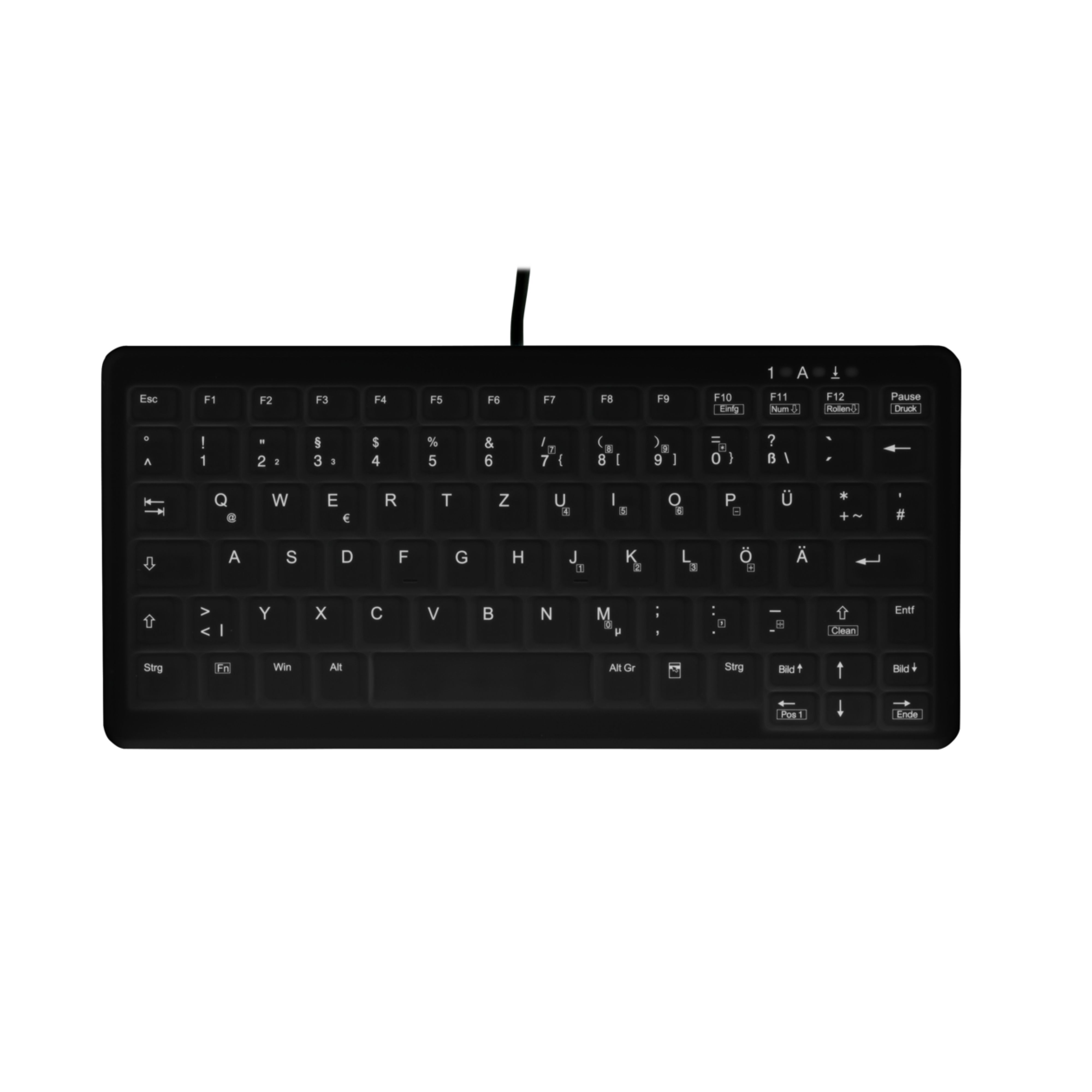 Contour Design Active Key Classicclean Medical Backlit Mini Langallinen Pohjoismainen Näppäimistö