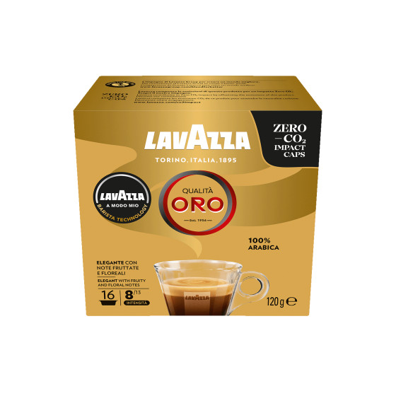 Lavazza A Modo Mio Qualita Oro Caps - 16 pcs