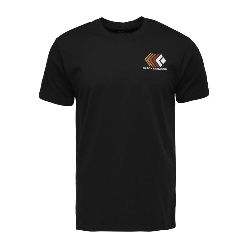Black Diamond M Faded Ss Tee Black - XS