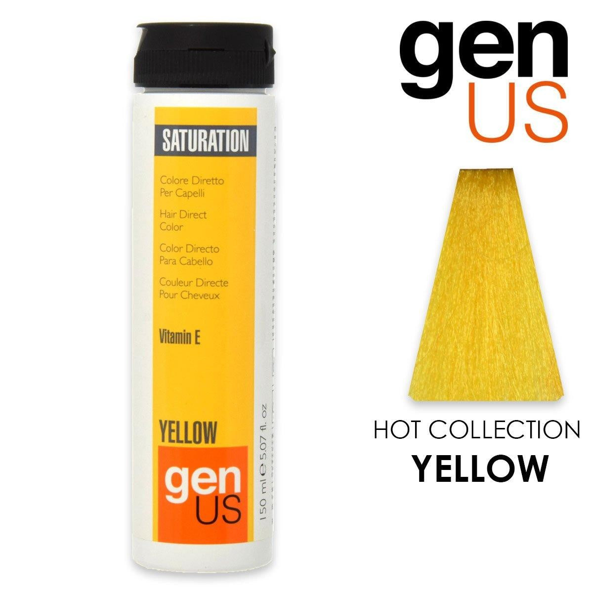 Genus Suora Värikylläisyys Hiuksille Keltainen 150 ml