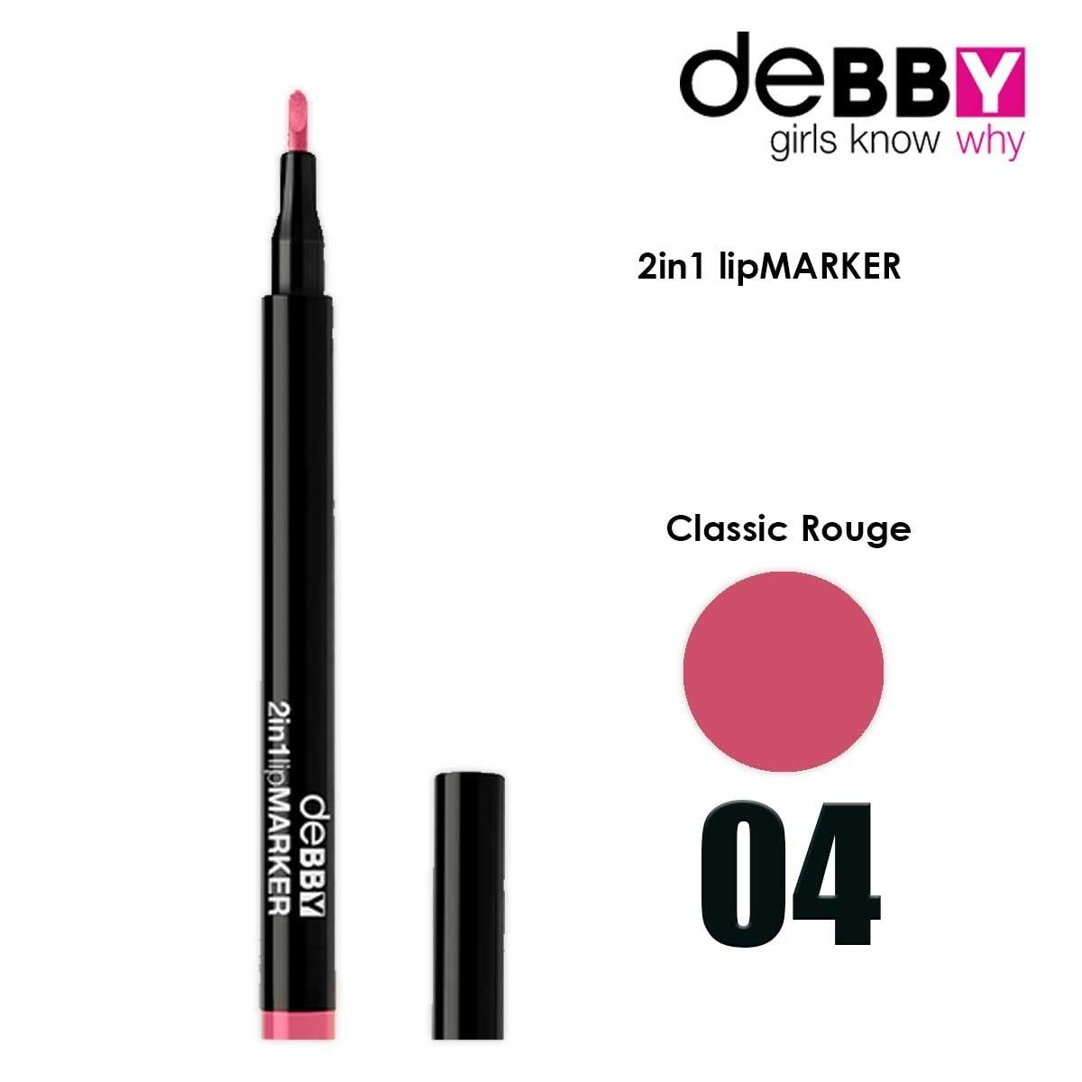 Huulikynä Debby 2 in 1 Väri 04