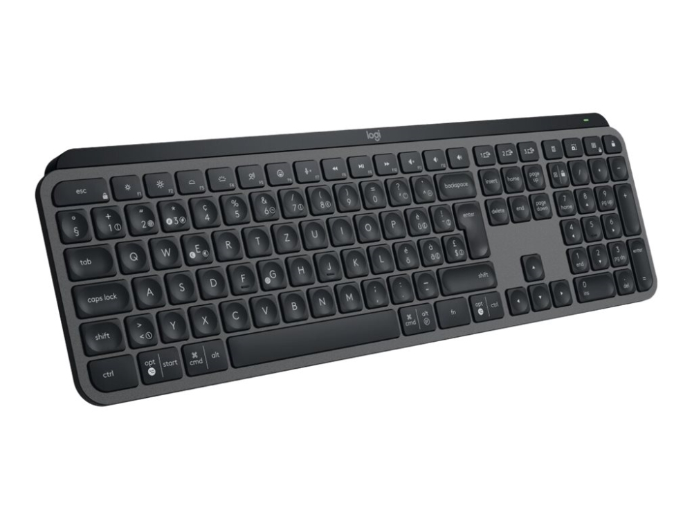 Logitech MX Keys S Graphite - US - Näppäimistö - Englanti (US) - Musta