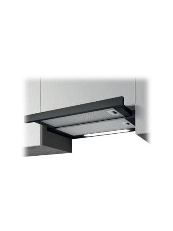 Elica Elite 14 LUX 60 BL, 368 m³/h, Suutin/Uudelleenkierrättävä, E, D, D, 62 dB