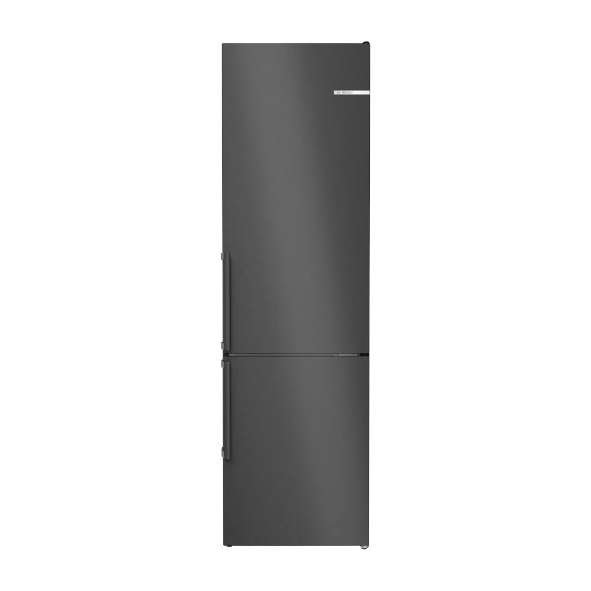 Bosch Serie | 4 KGN39VXCT - Jääkaappi/pakastin - pakastin alhaalla - leveys: 60 cm - syvyys: 66,5 cm - korkeus: 203 cm - 363 litraa - luokka C - musta ruostumaton teräs