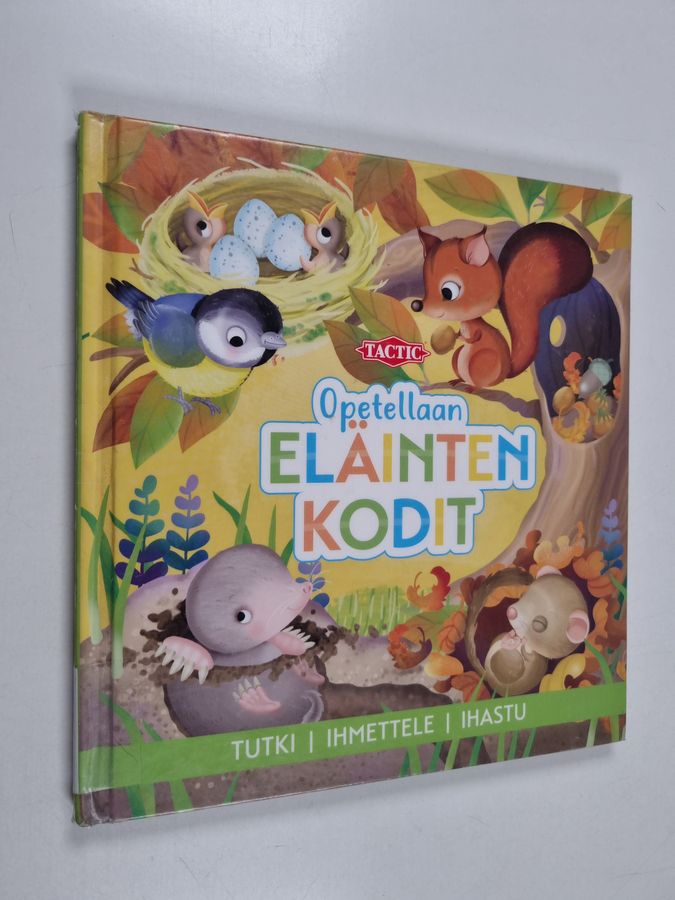 Opetellaan Eläinten Kodit kirja