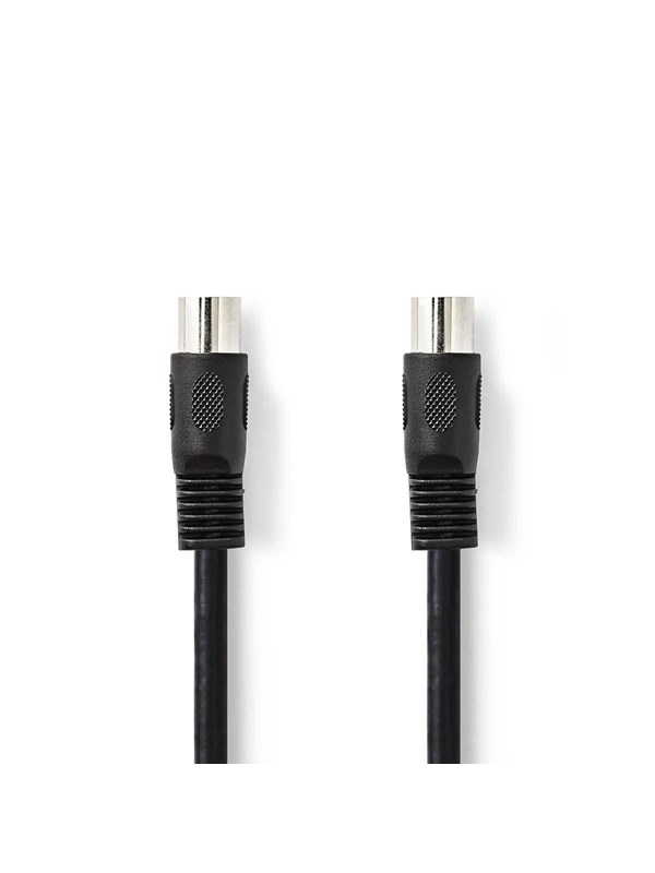 Nedis DIN Audiokaapeli | DIN 5-Pin uros | DIN 5-Pin uros | Niklattu | 3.00 m | Pyöreä | PVC | Musta | Label