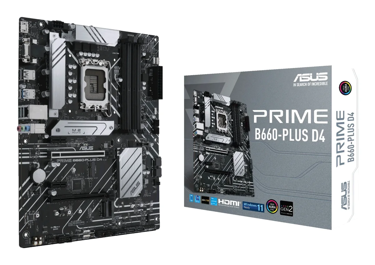 Asus PRIME B660-PLUS D4 LGA1700 ATX -emolevy