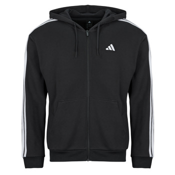 ADIDAS SPORTSWEAR Urheilullinen collegetakki 'Essentials' musta / valkoinen