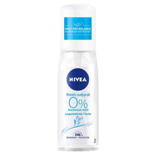 Nivea Fresh Natural 48h Deodorant Pump Spray Atomiser - 75 ml