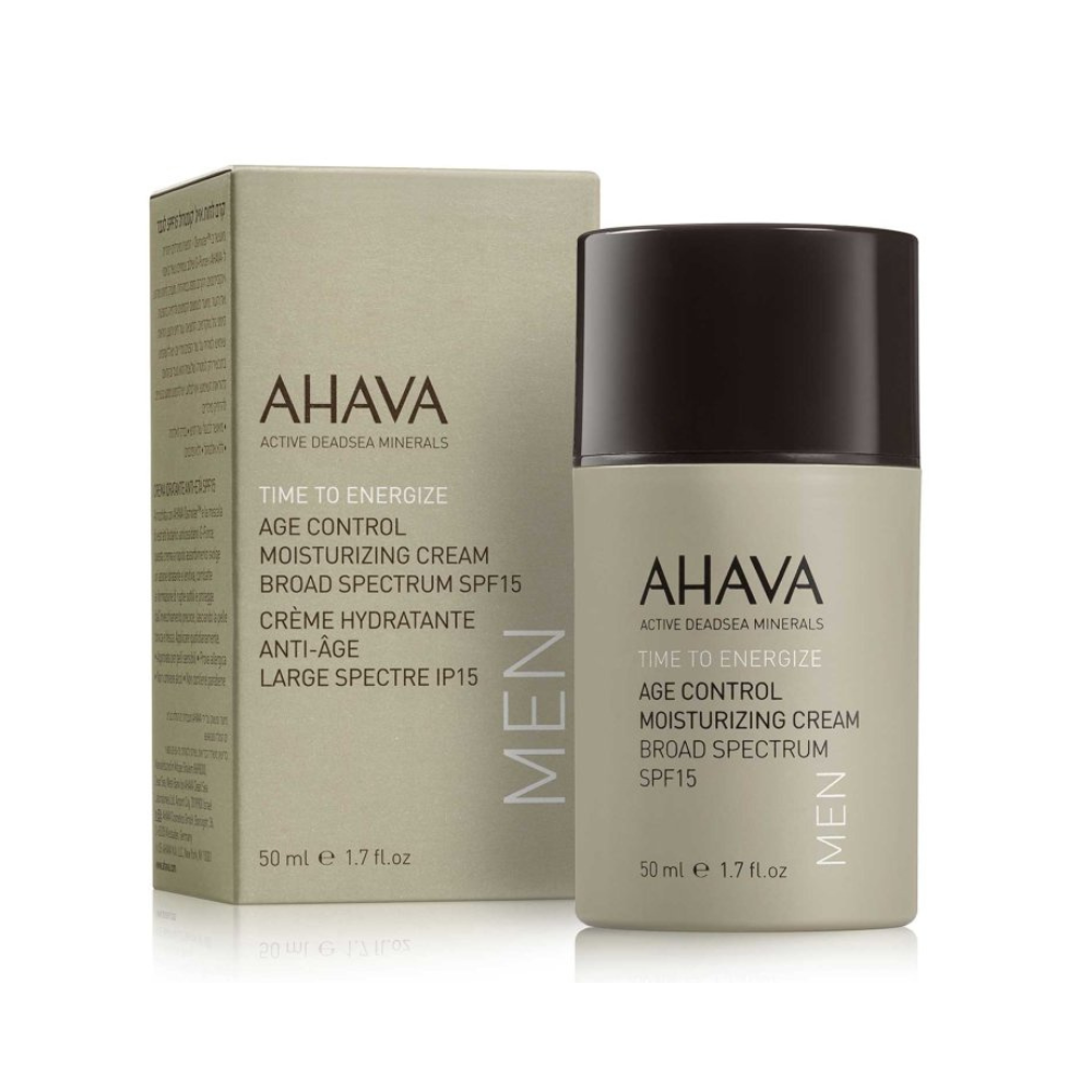 Ahava Men Time To Energize SPF15 - Miesten energisoiva voide - 50 ml