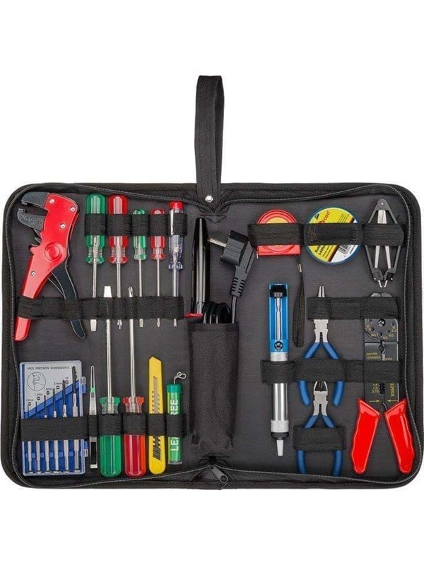 Fixpoint Työkalu Laukku with soldering set - 20-piece Työkalu set in