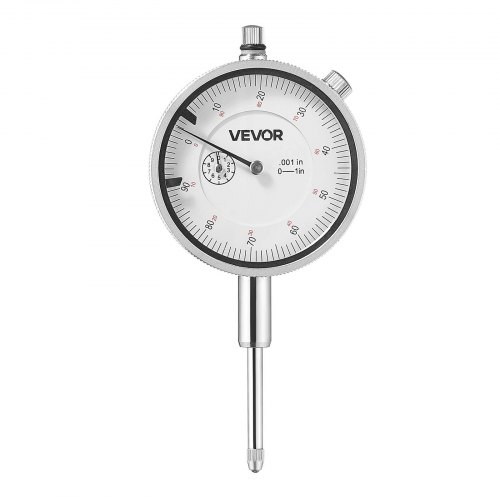 VEVOR Dial Test Indicator, 0.03 mm Accuracy, 0-25.4mm Measuring Range, Easy to Read Large Dial, Professional for Internal Diameter Measurement, Runout Detection, Flatness Inspection