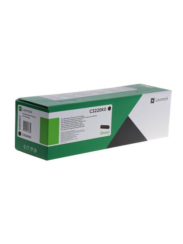 Lexmark C3220K0, 1500 sivua, Musta, 1 kpl