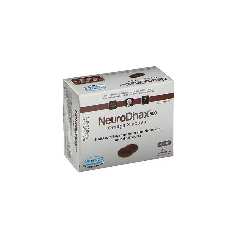 Epadhax Neurodhax Omega 3 550 mg 80 kapselia