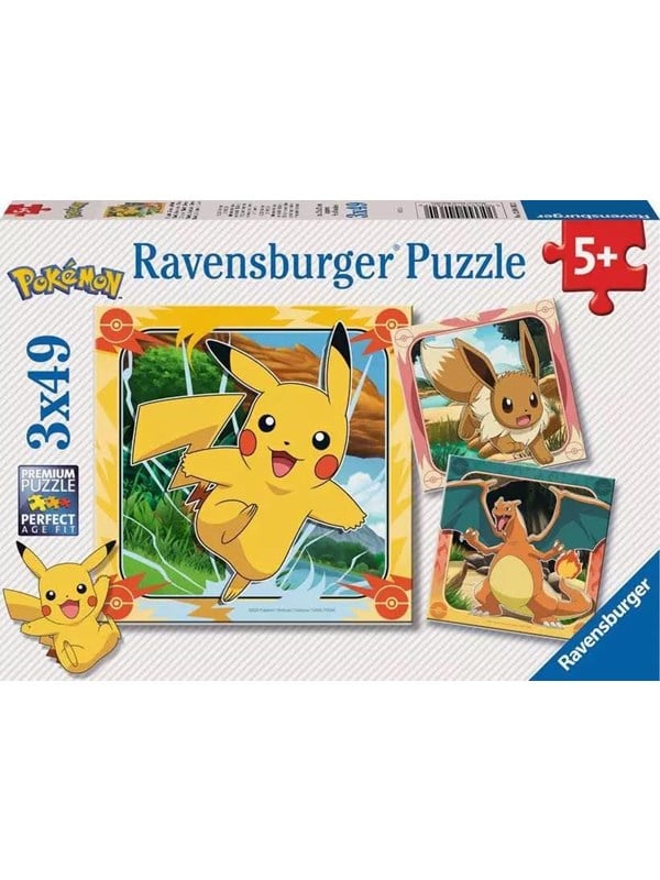 Ravensburger Pokémon 3x49p - 5+