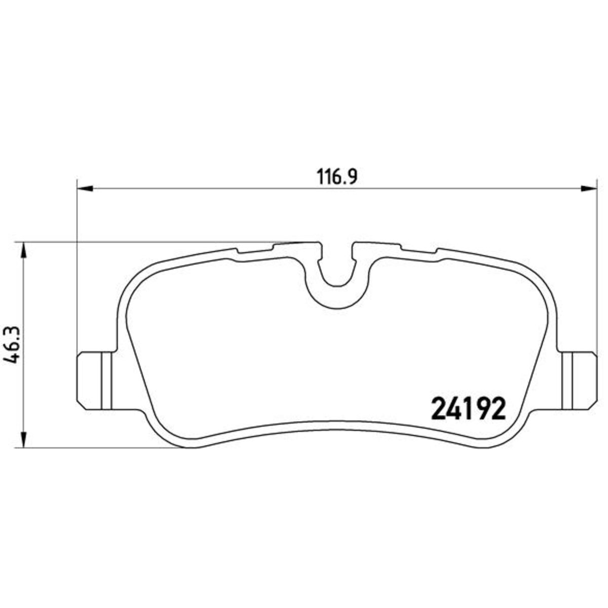 Jarrupalat, levyjarru BREMBO P 44 013