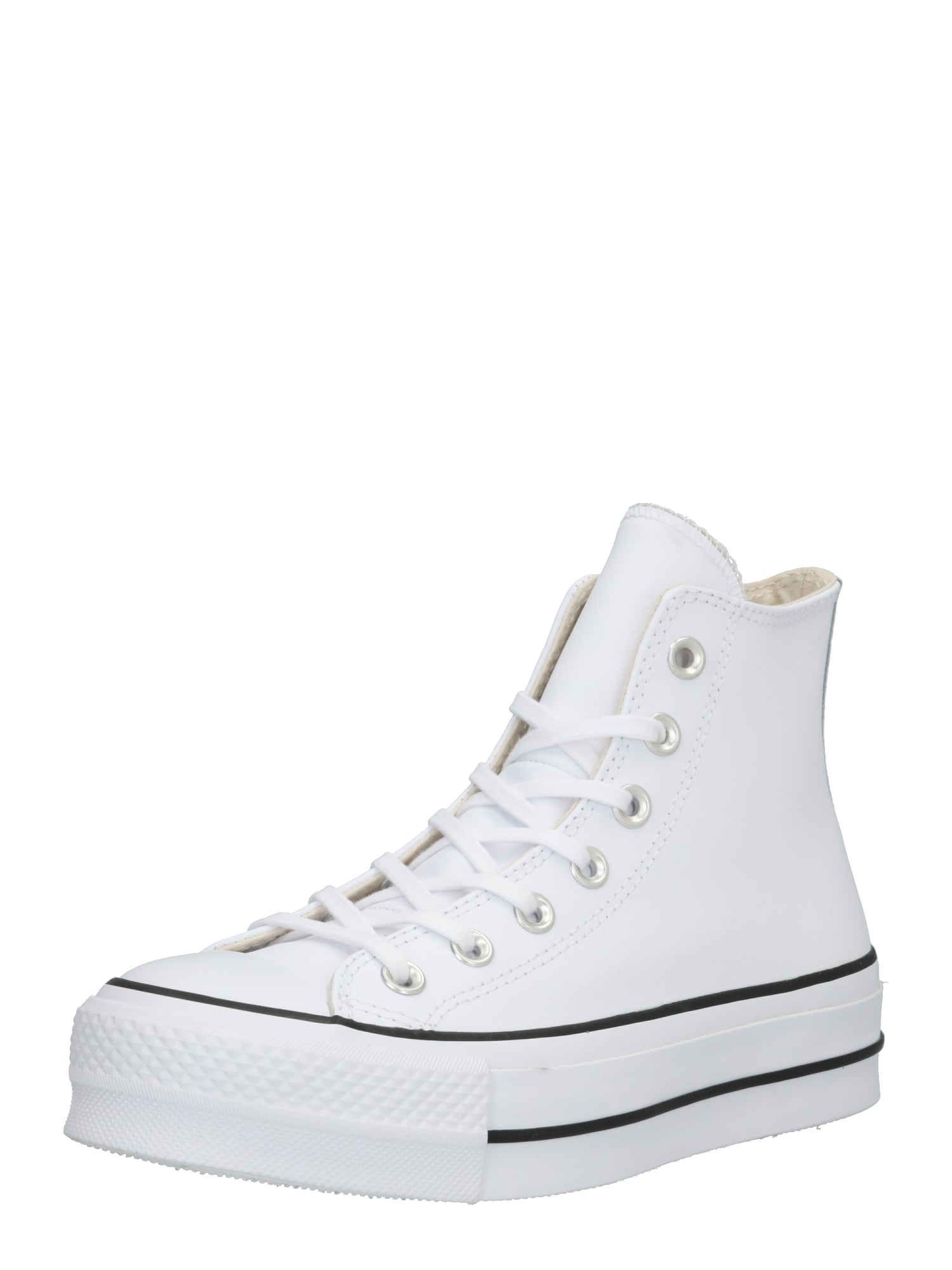 CONVERSE Korkeavartiset tennarit 'CHUCK TAYLOR ALL STAR LIFT' valkoinen